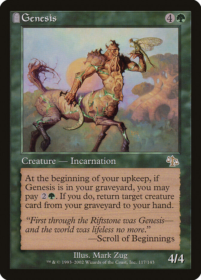 Genesis card front