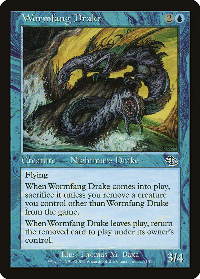 Wormfang Drake card front