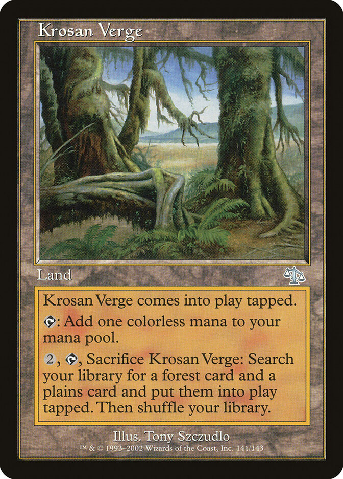Krosan Verge card front