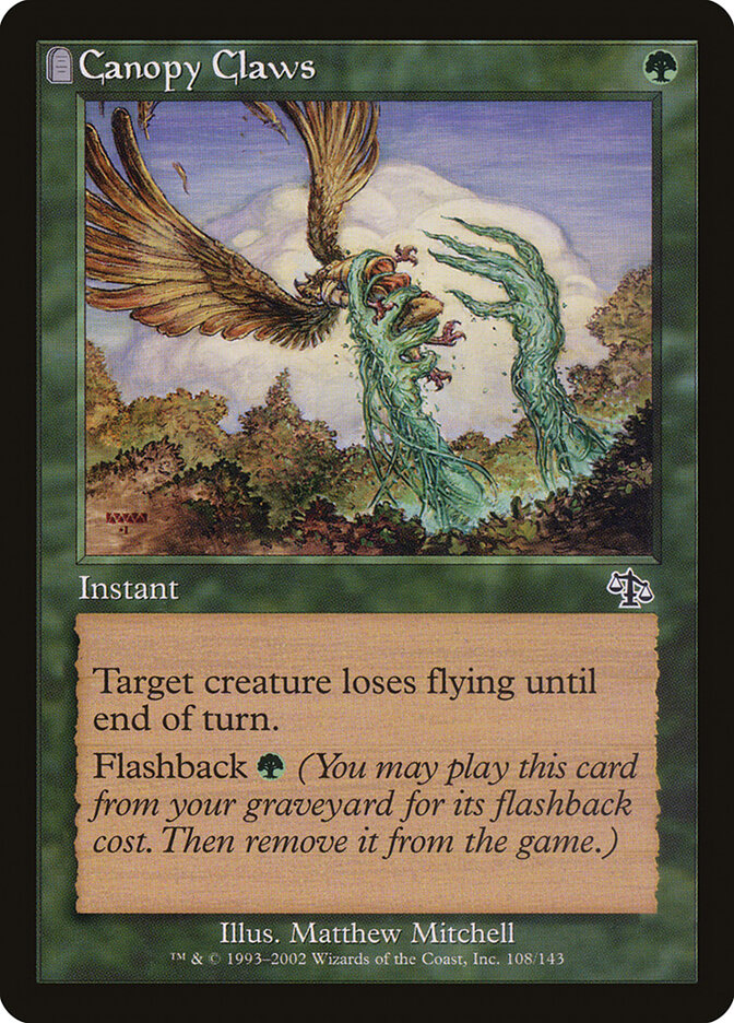 Canopy Claws card front