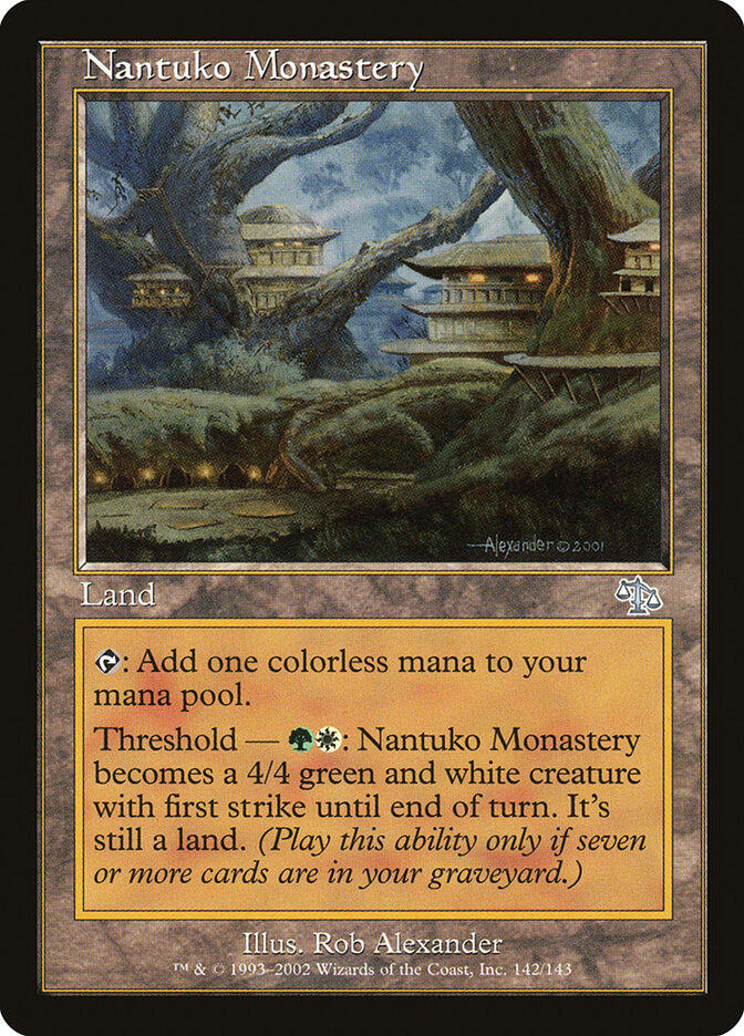 Nantuko Monastery card front