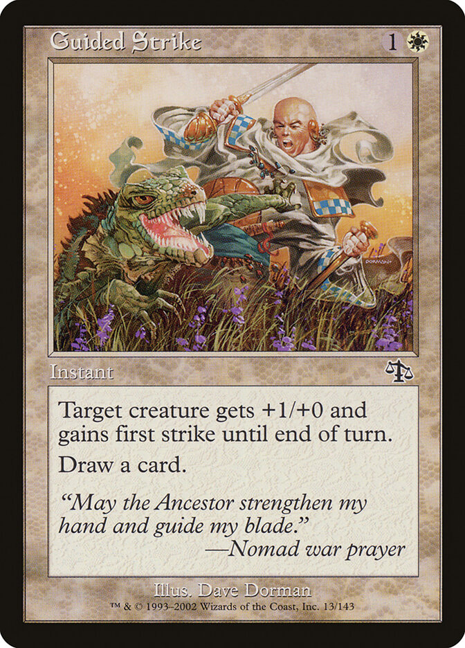 Guided Strike card front