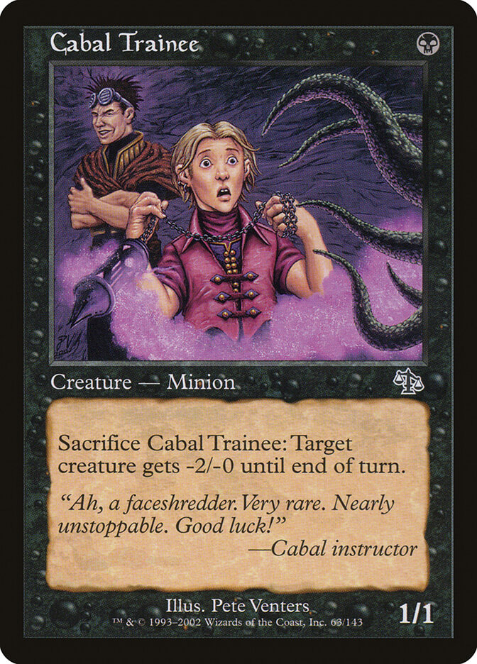 Cabal Trainee card front