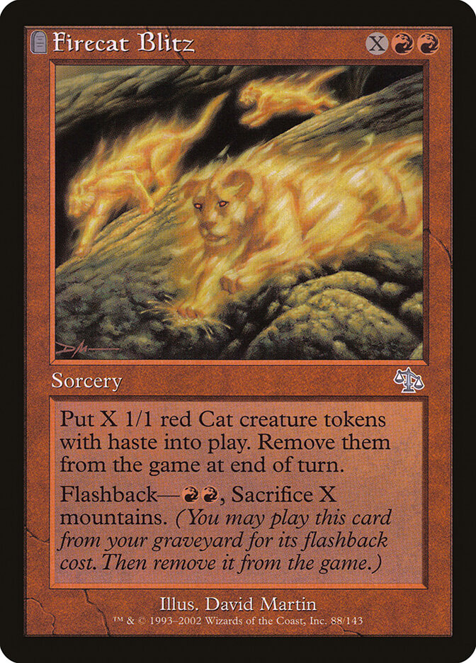 Firecat Blitz card front
