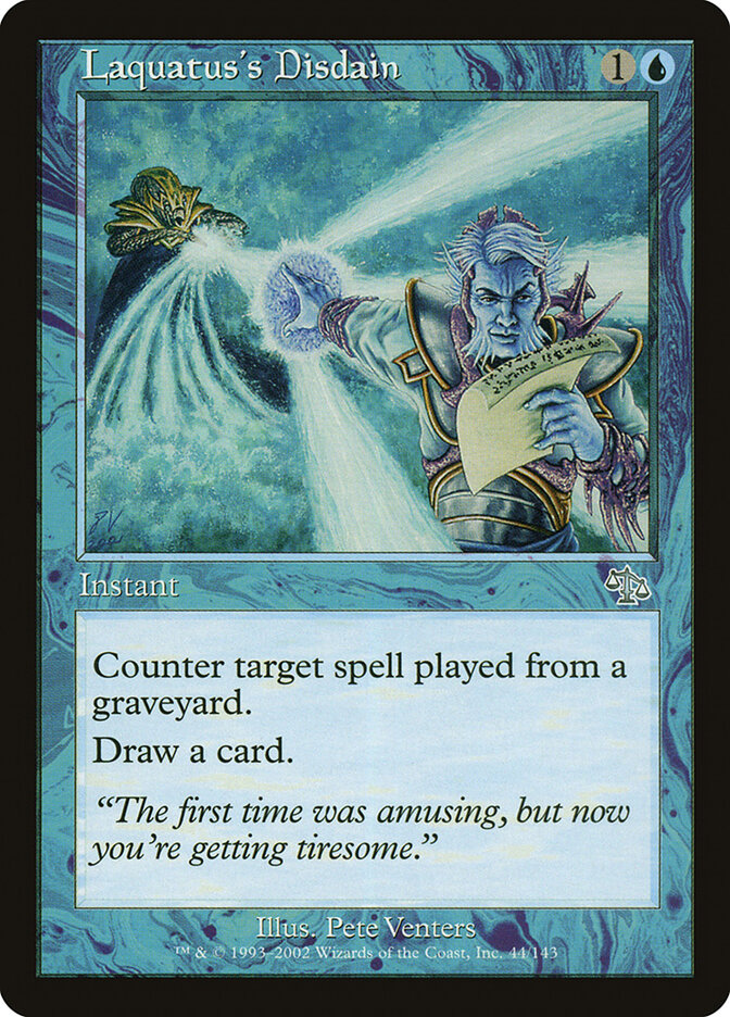 Laquatus's Disdain card front