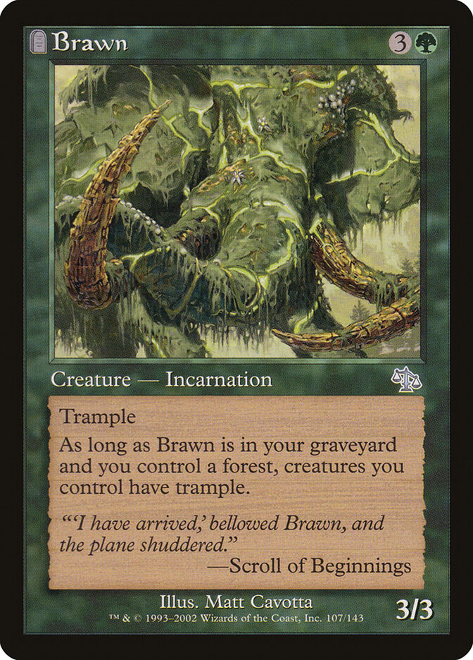 Brawn card front