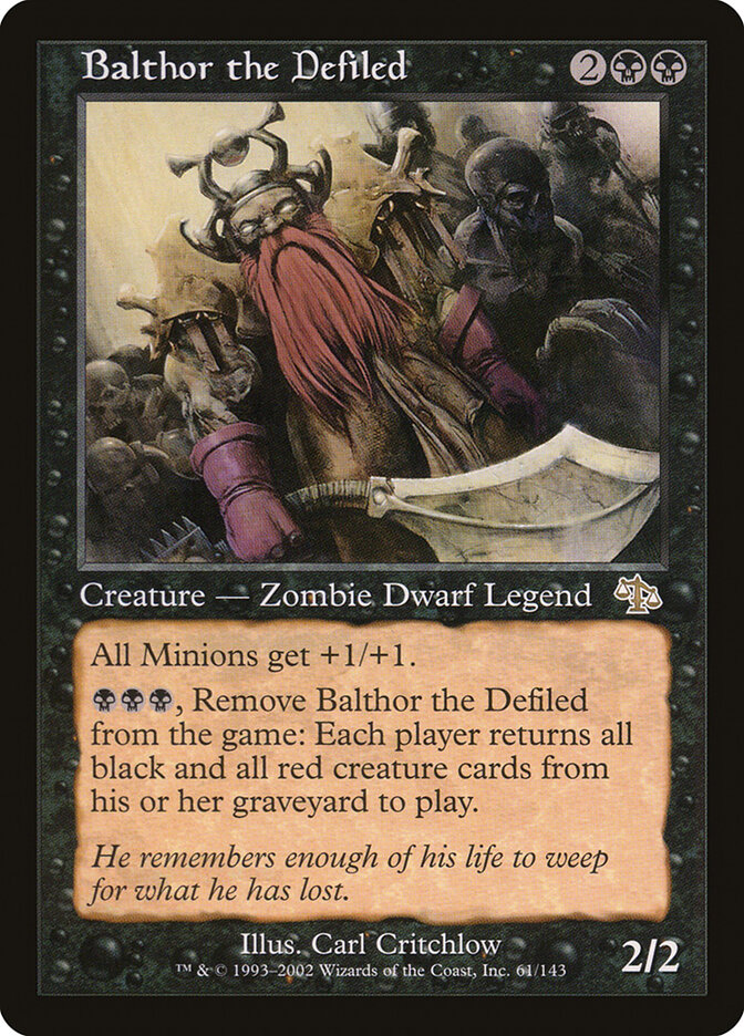 Balthor the Defiled card front