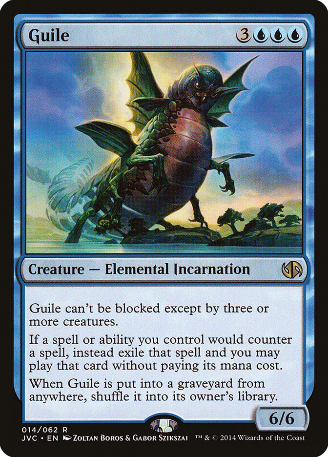 Guile card front
