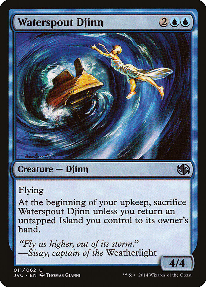 Waterspout Djinn card front