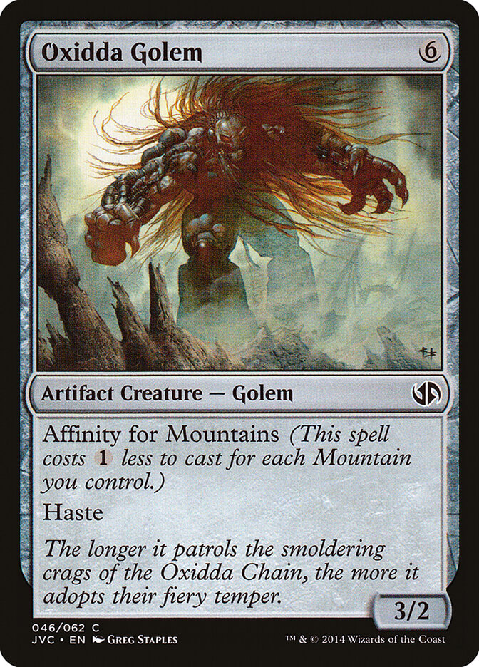Oxidda Golem card front