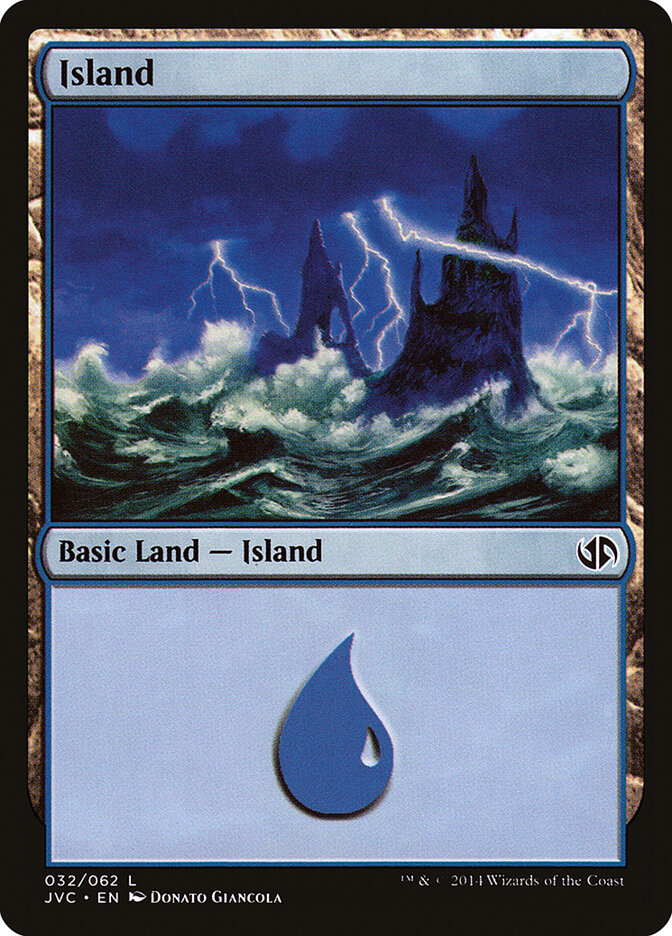 Island card front