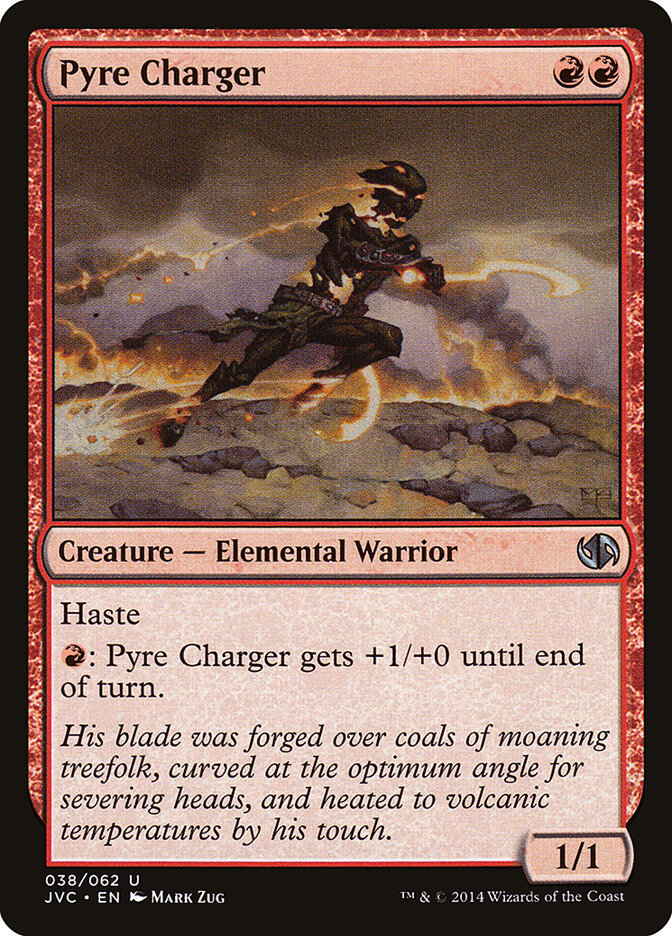 Pyre Charger card front