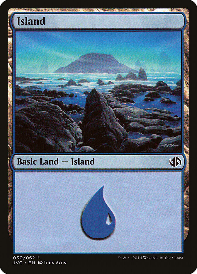 Island card front
