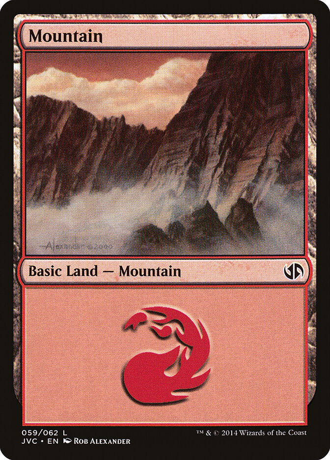Mountain card front