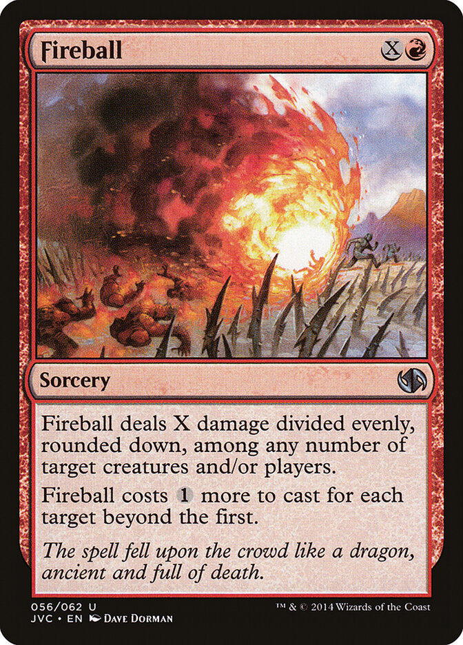 Fireball card front