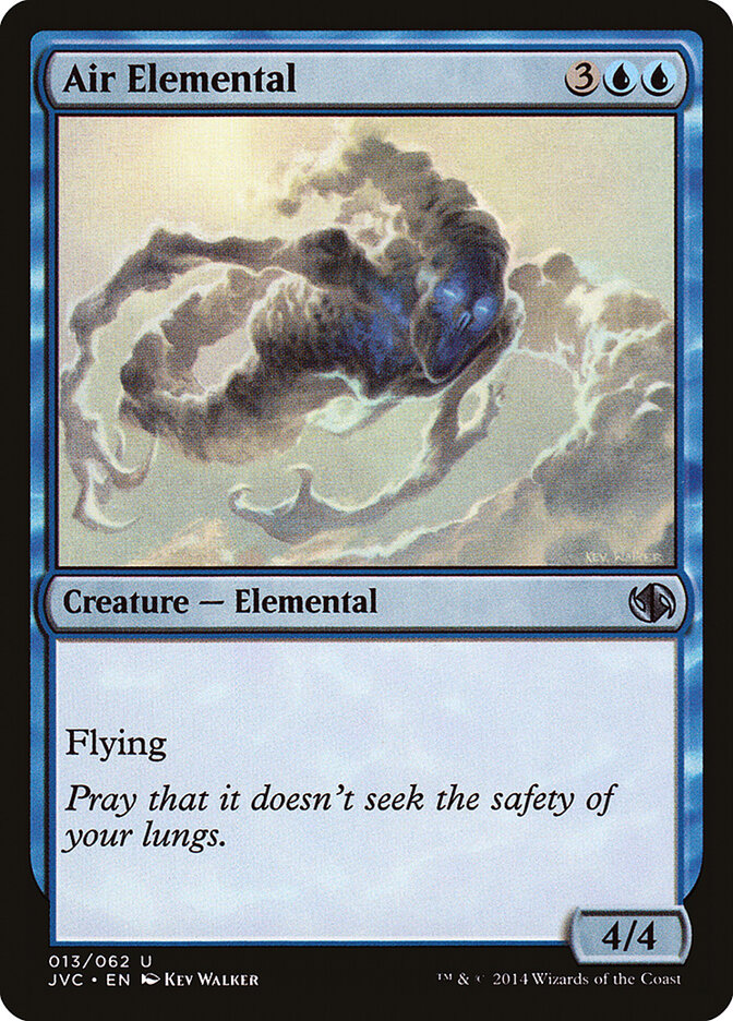 Air Elemental card front