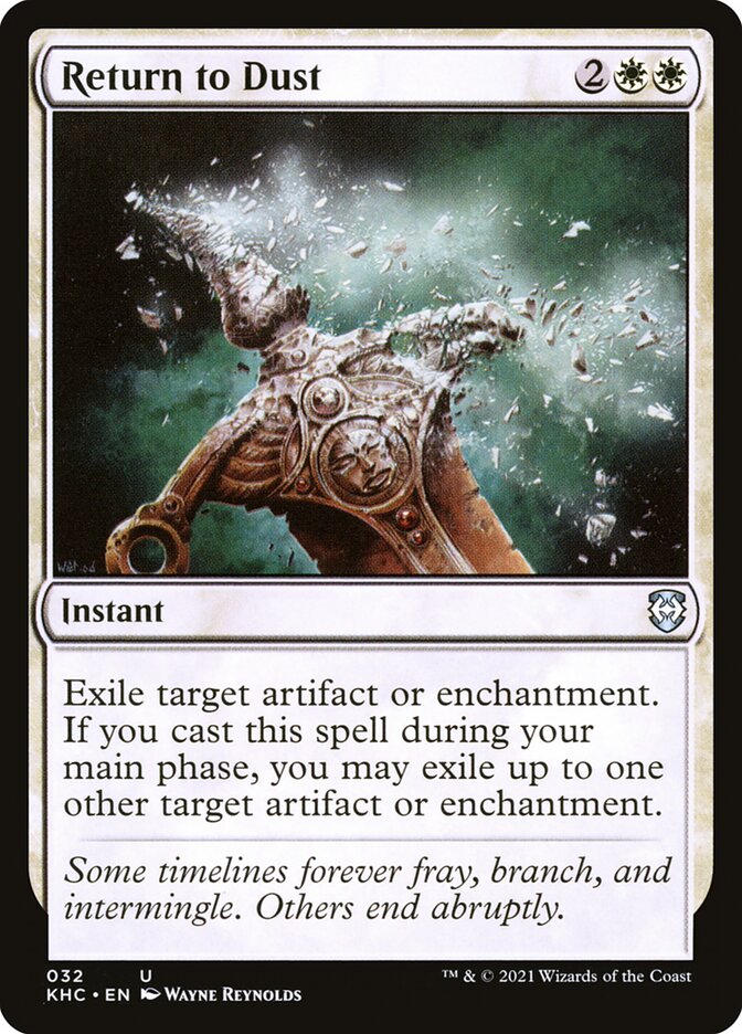 Return to Dust card front