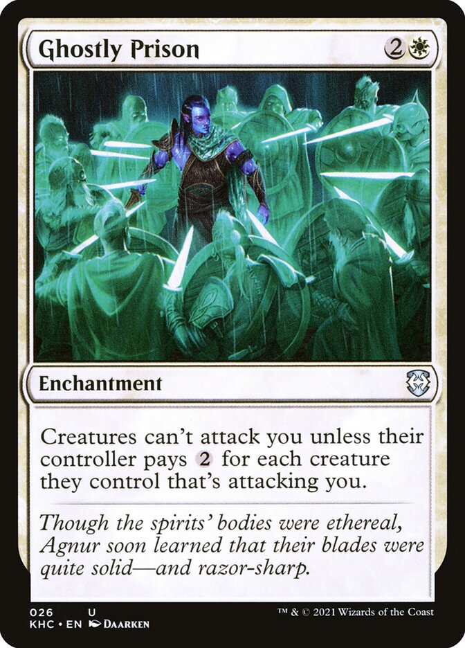 Ghostly Prison card front