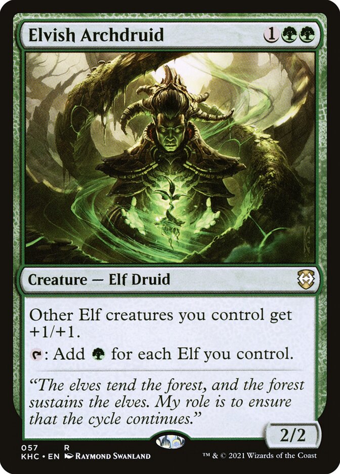 Elvish Archdruid card front