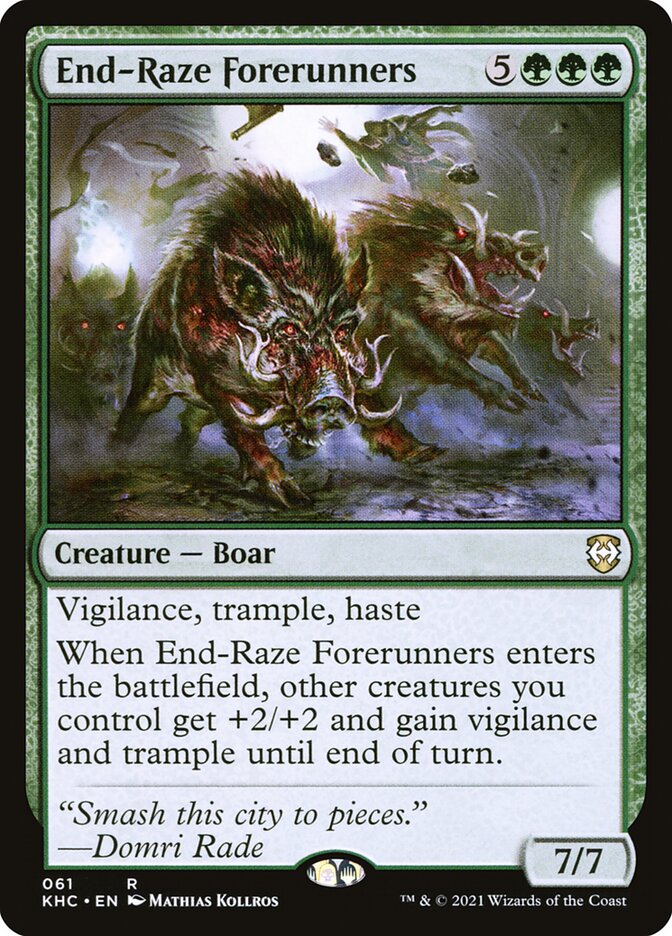 End-Raze Forerunners card front