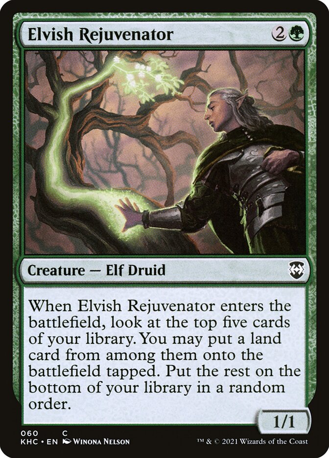 Elvish Rejuvenator card front