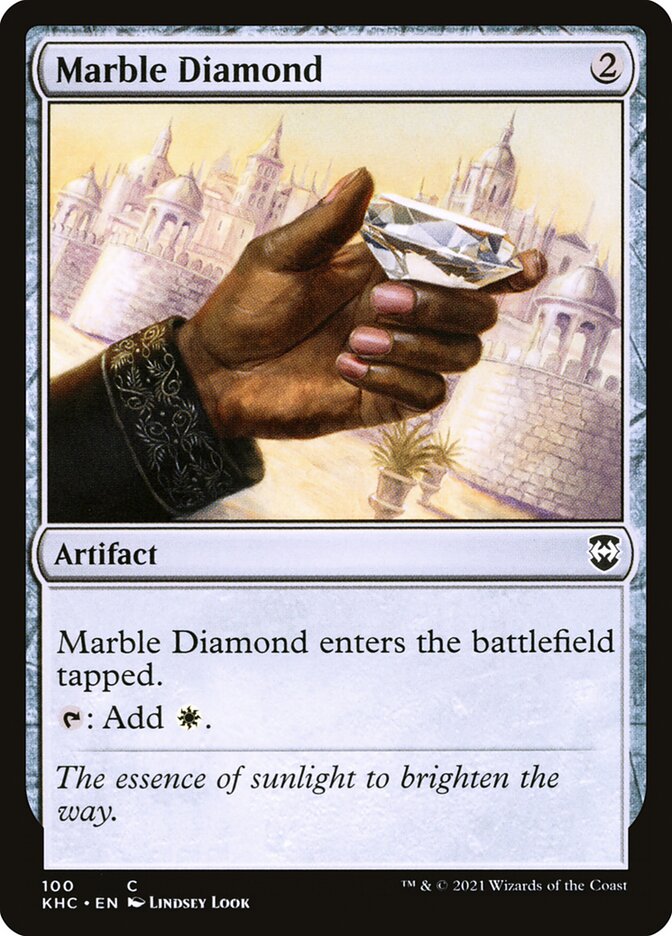 Marble Diamond card front