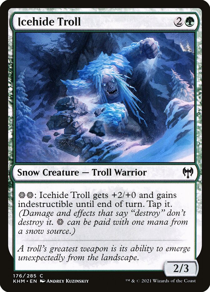 Icehide Troll card front