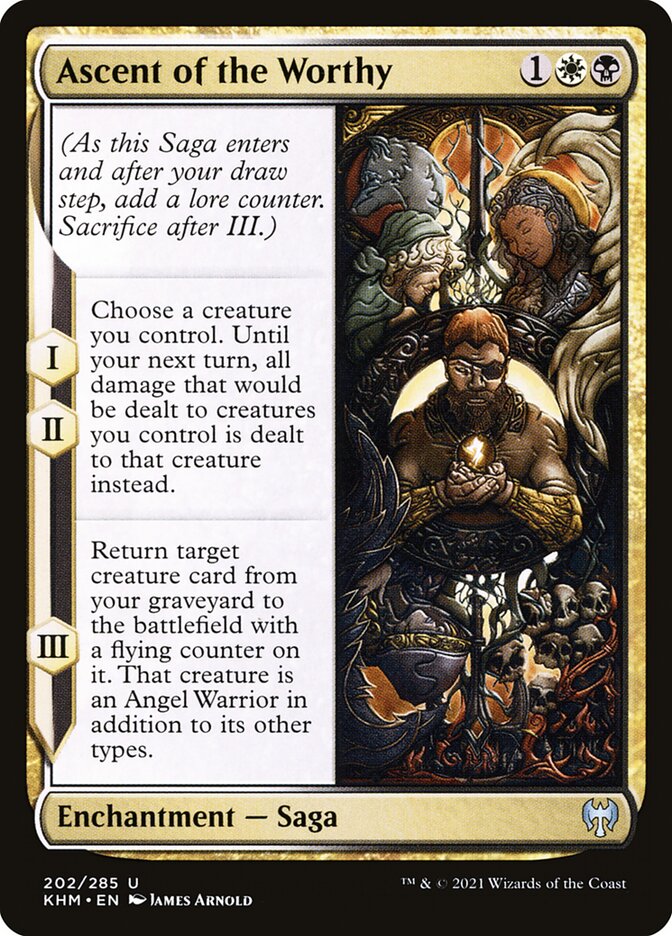Ascent of the Worthy card front