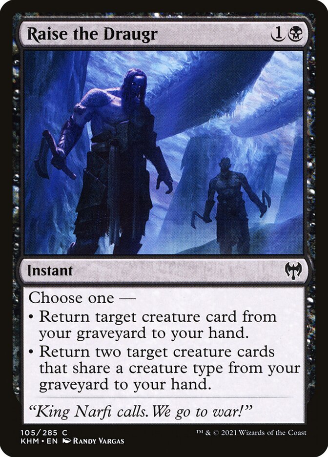 Raise the Draugr card front