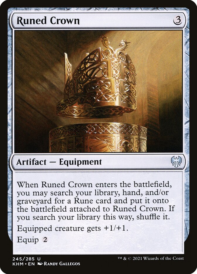 Runed Crown card front