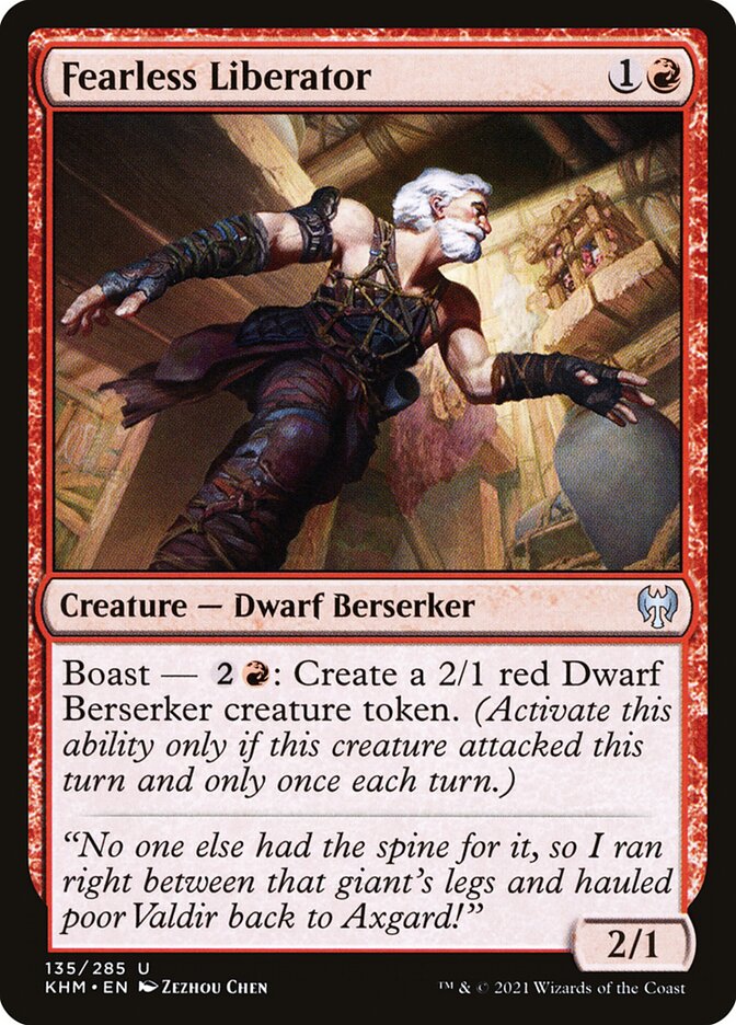 Fearless Liberator card front