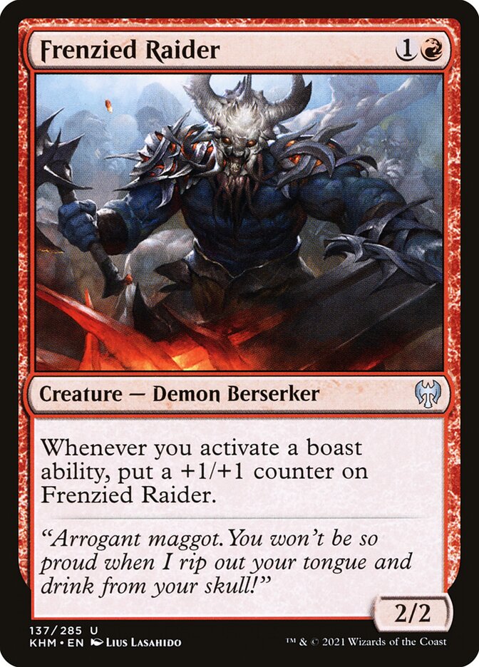 Frenzied Raider card front