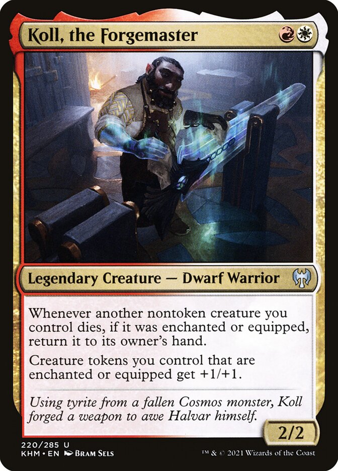 Koll, the Forgemaster card front