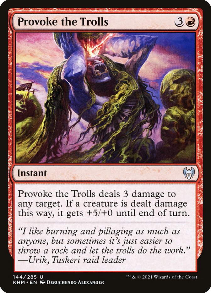 Provoke the Trolls card front