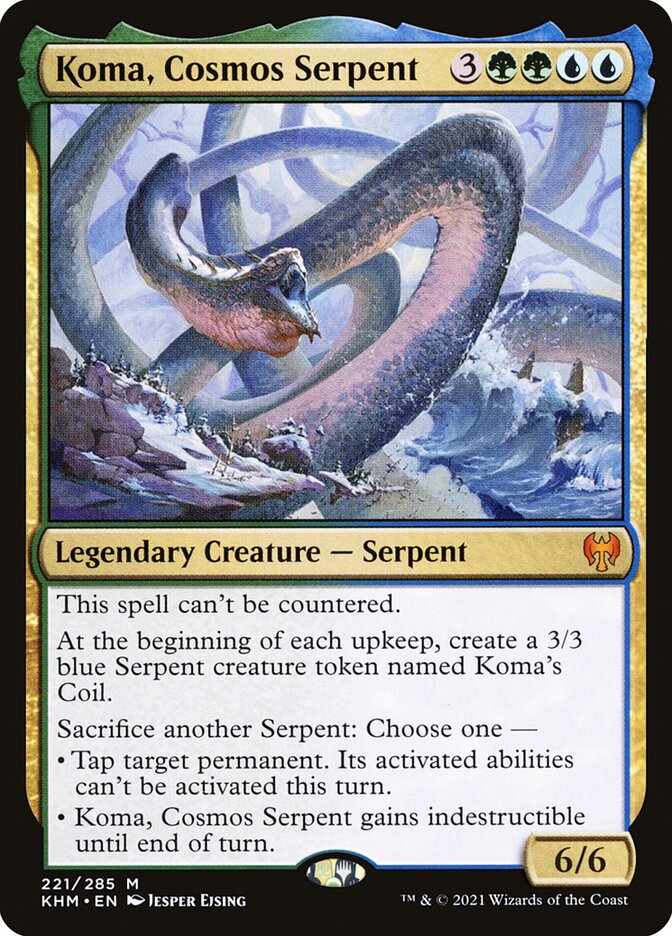 Koma, Cosmos Serpent card front