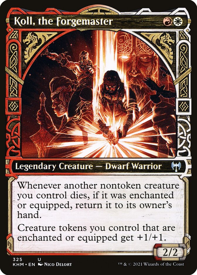Koll, the Forgemaster card front