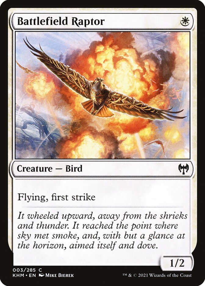 Battlefield Raptor card front