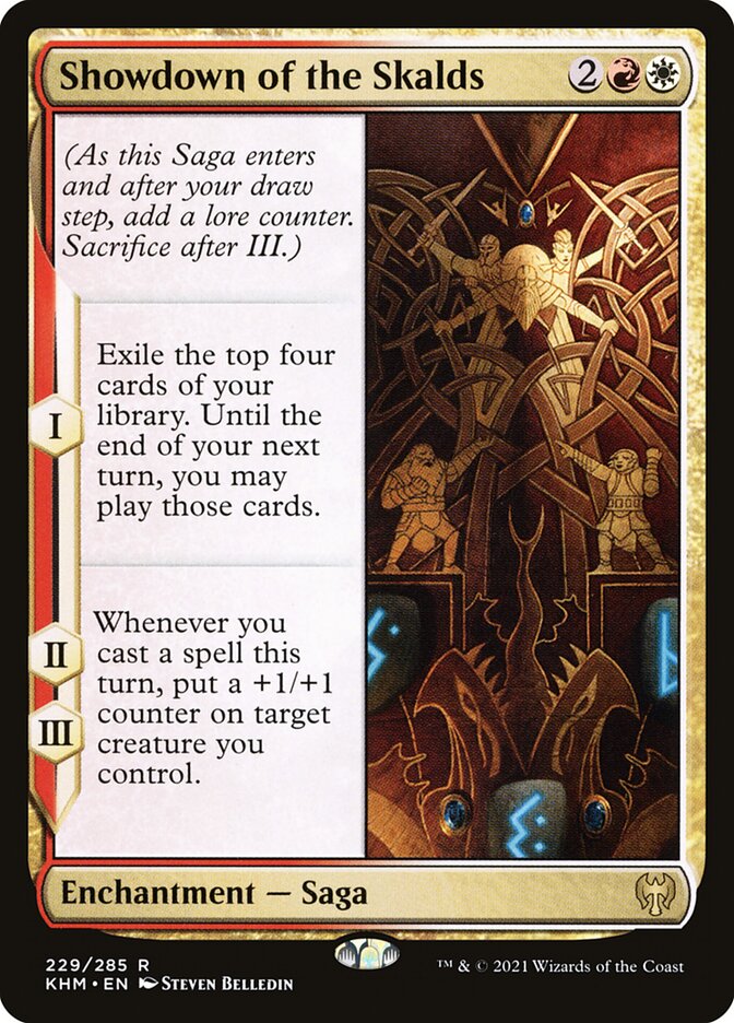 Showdown of the Skalds card front