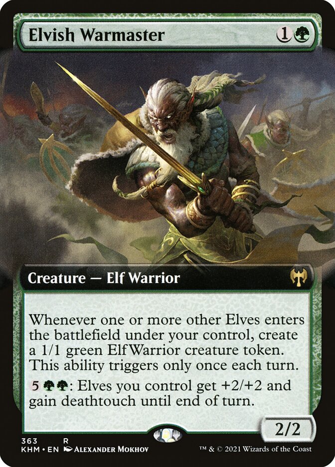 Elvish Warmaster card front