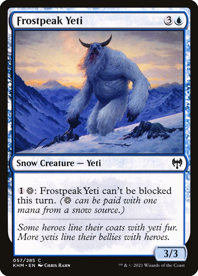 Frostpeak Yeti card front