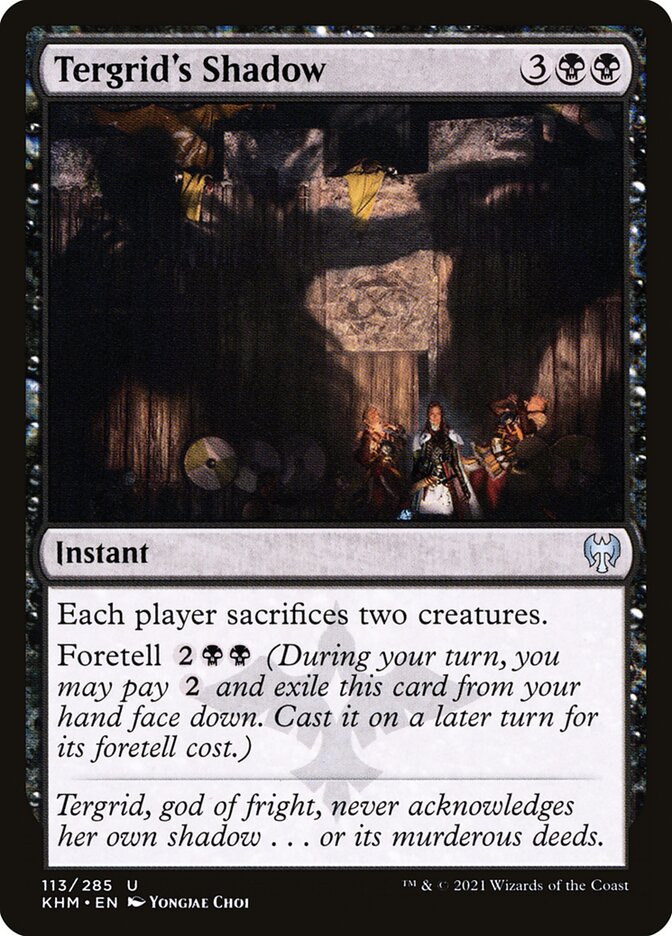 Tergrid's Shadow card front