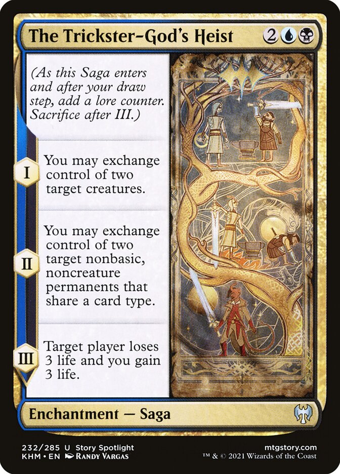 The Trickster-God's Heist card front