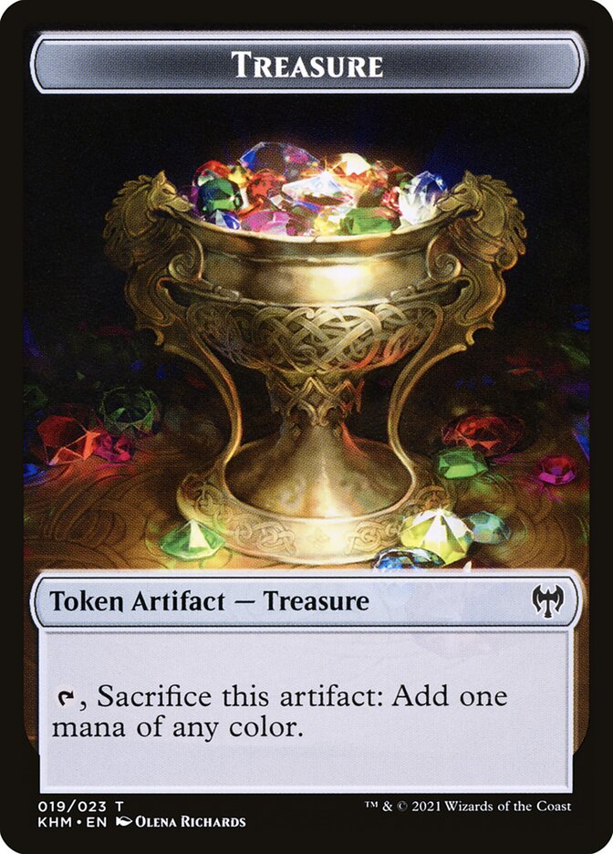 Treasure card front