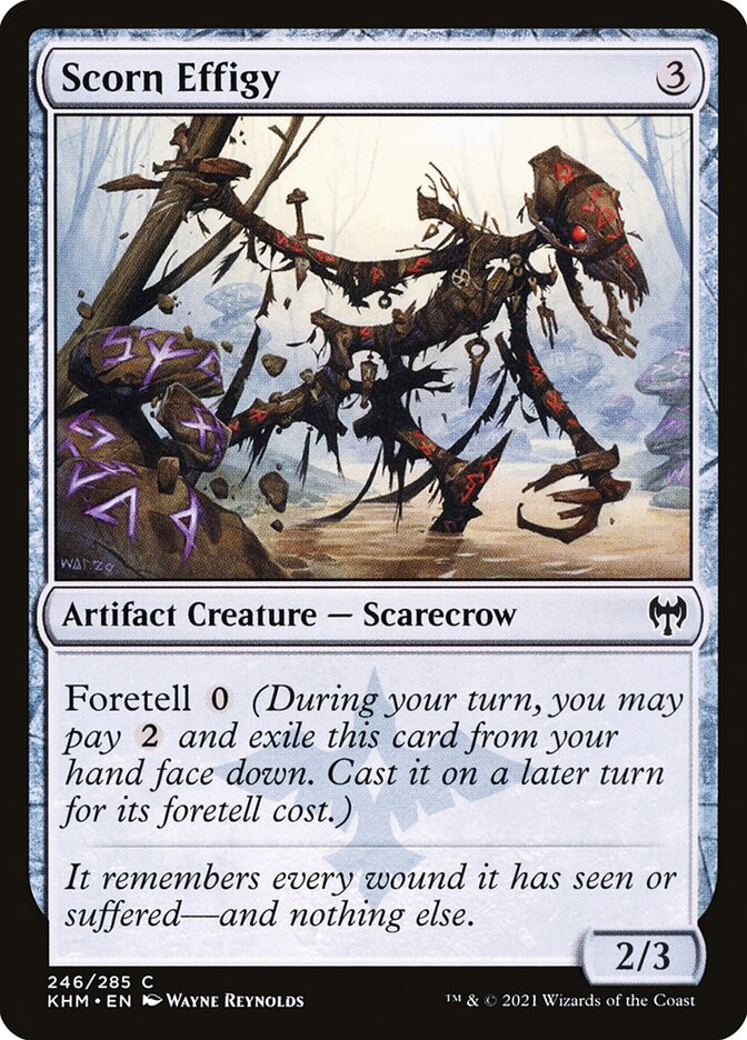 Scorn Effigy card front