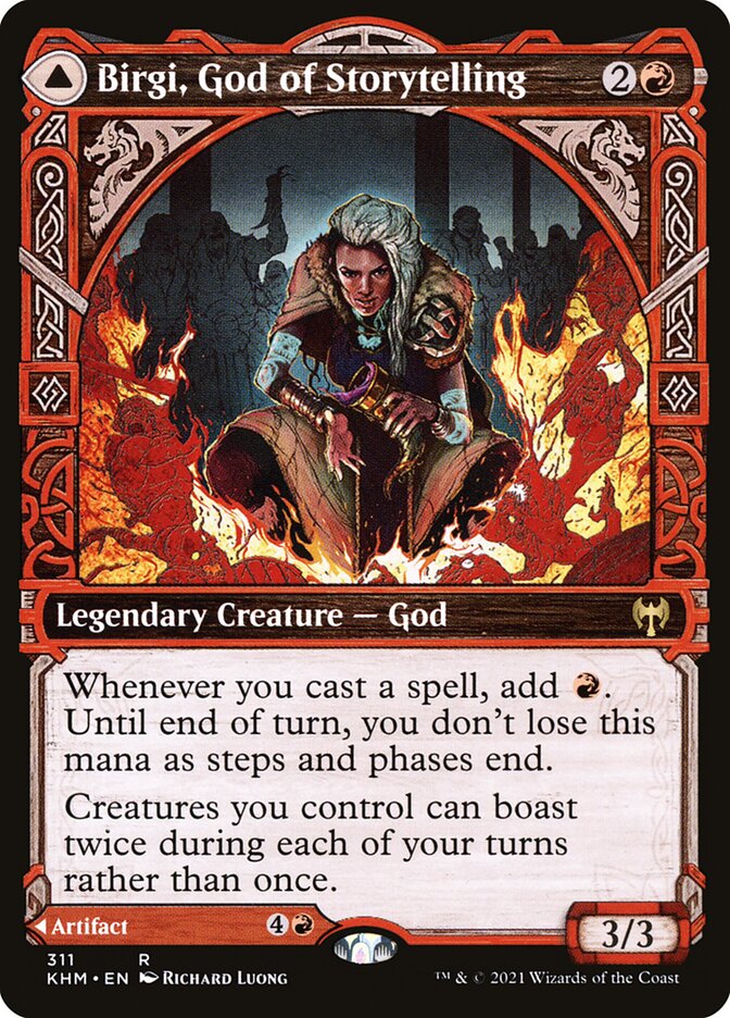 Birgi, God of Storytelling card front