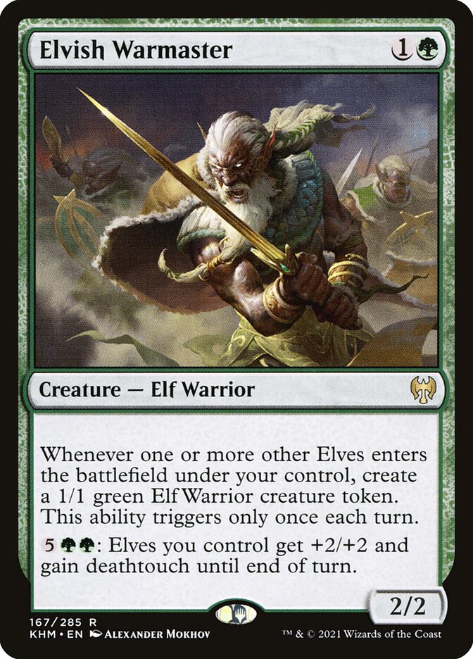 Elvish Warmaster card front