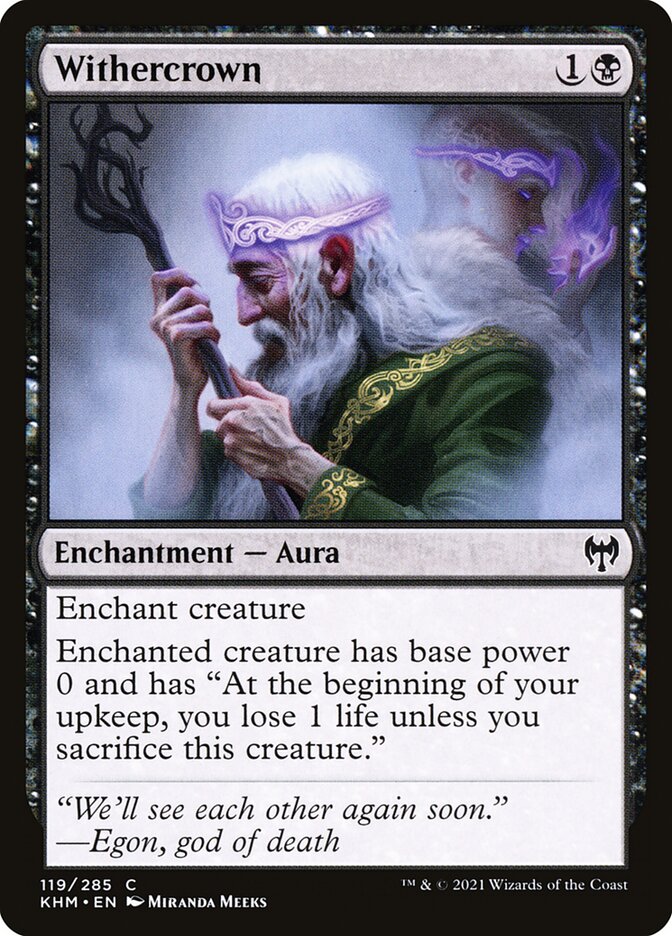 Withercrown card front