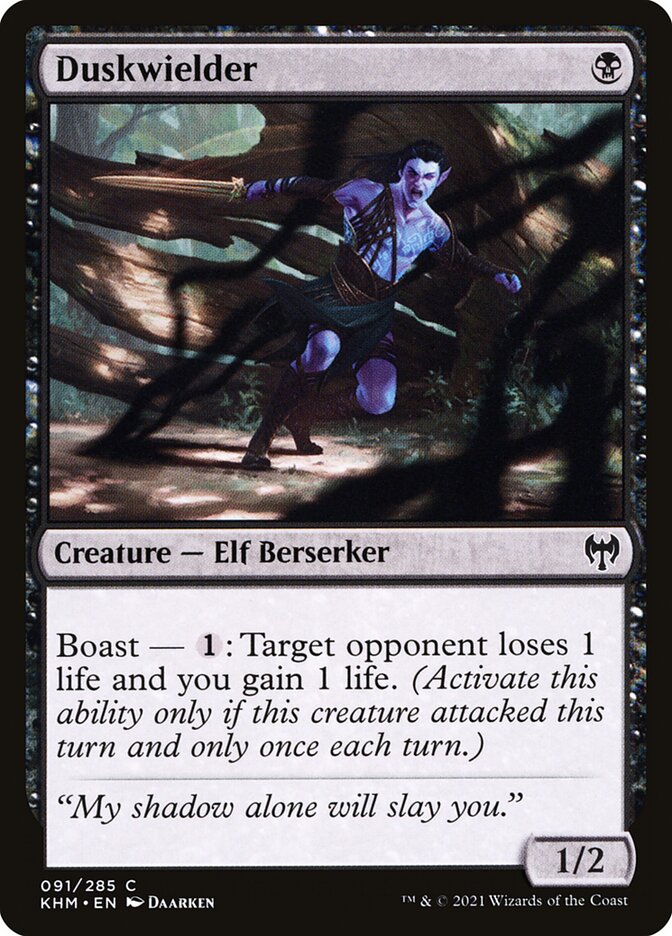 Duskwielder card front