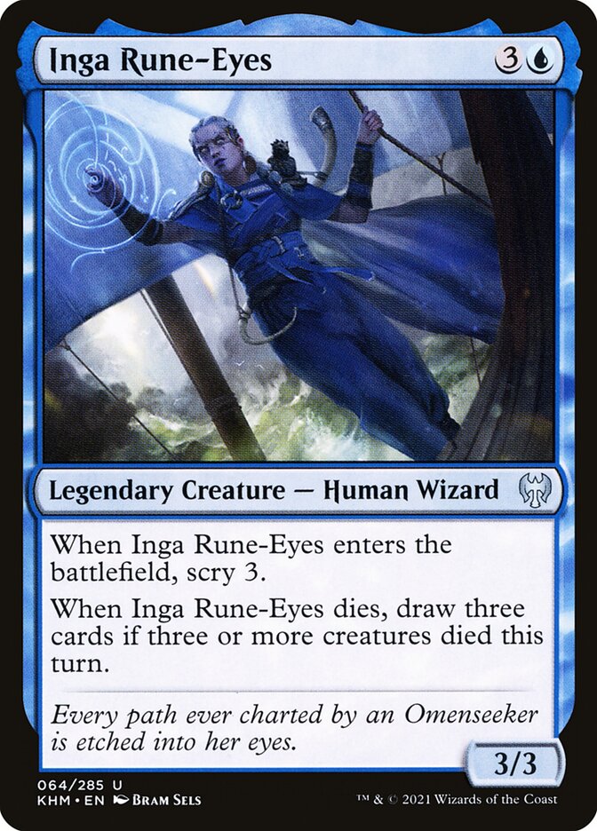 Inga Rune-Eyes card front
