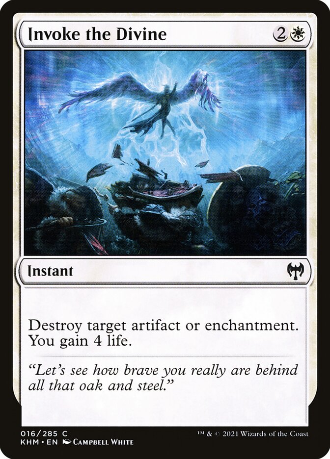 Invoke the Divine card front